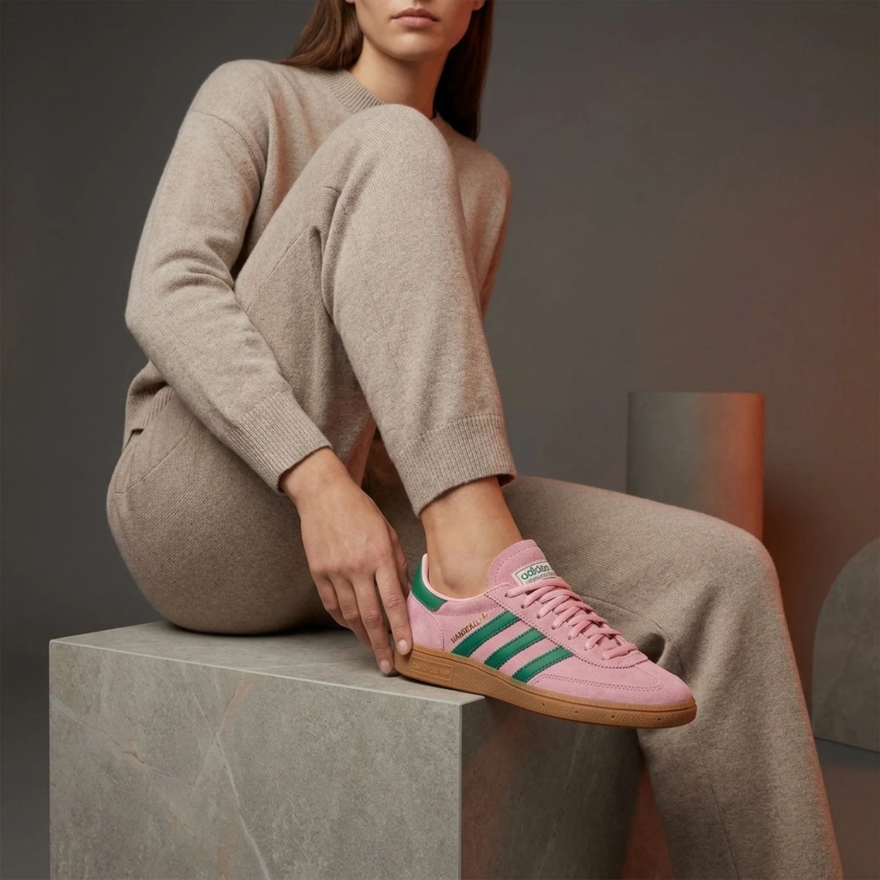 Adidas Wmns Handball Spezial 'Clear Pink Green'