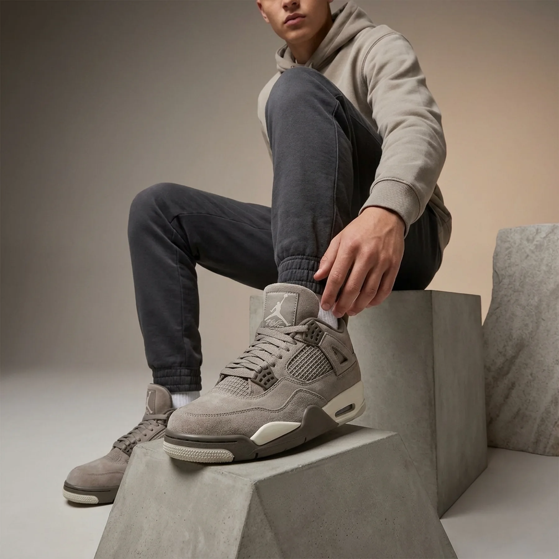 Air Jordan 4 Cave Stone (GS) No Box