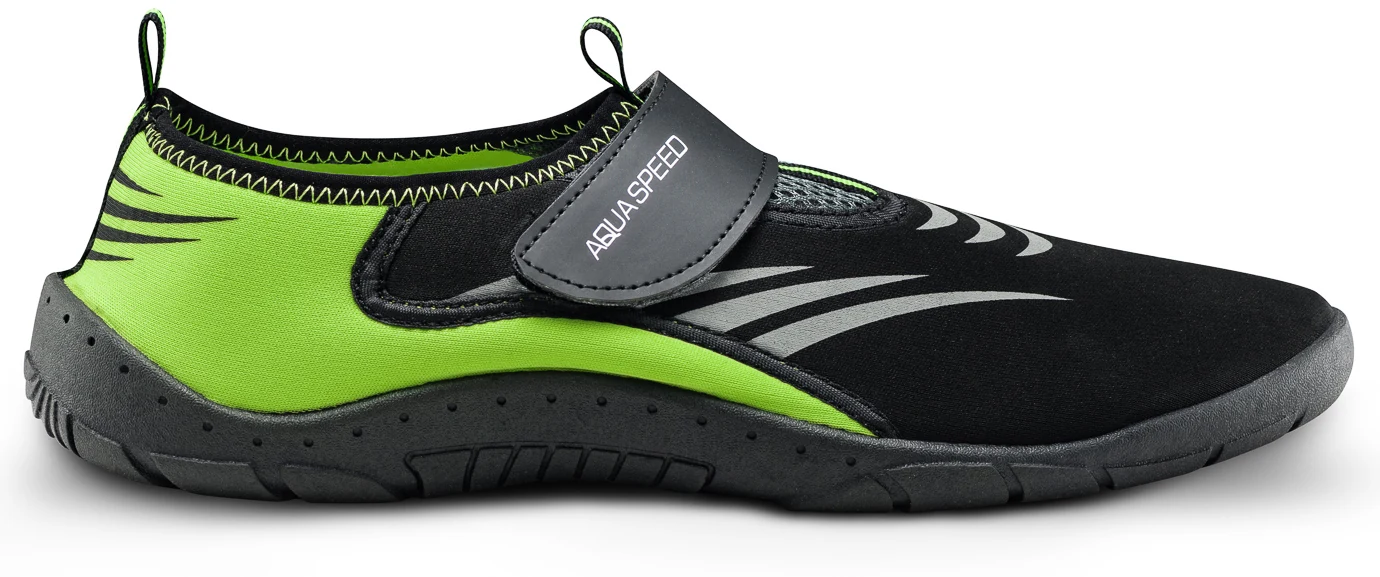 Аквашузи Aqua Speed AQUA SHOE MODEL 27A 7595 чорний, сірий, флуоресцентний жовтий Уні 35 — фото 3