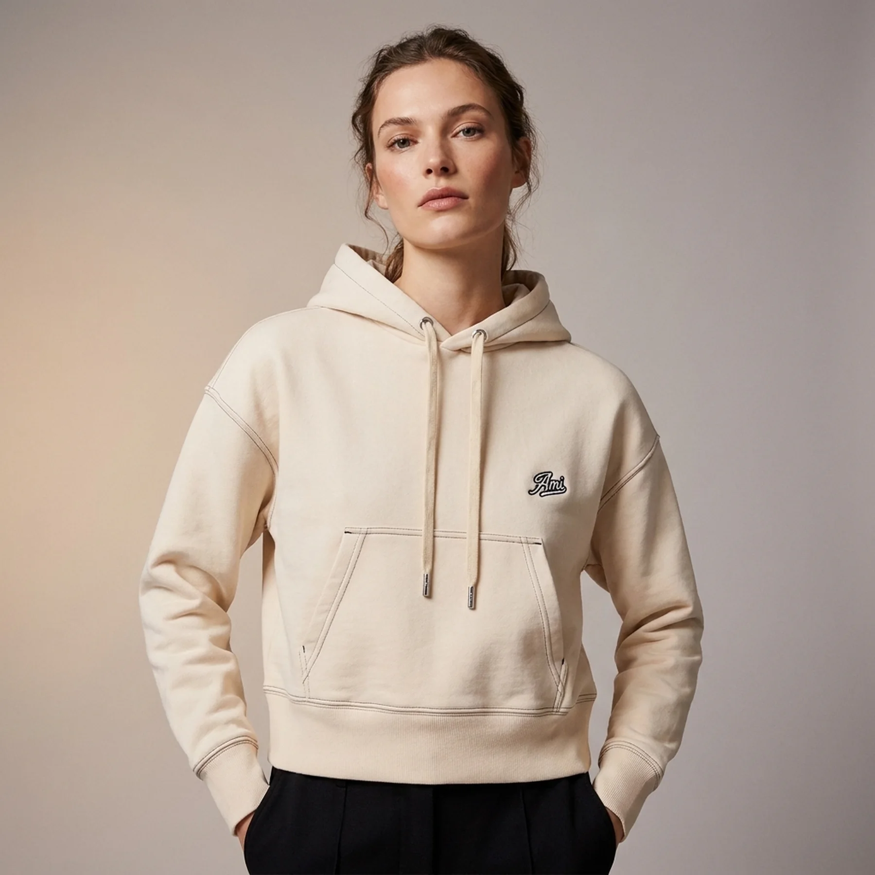 Ami Alexandre Mattiussi Logoed Hoodie