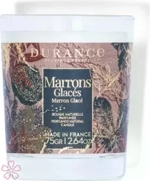Свеча ароматическая Durance Perfumed Handcraft Candle Mini Цукати з каштанів — фото 2