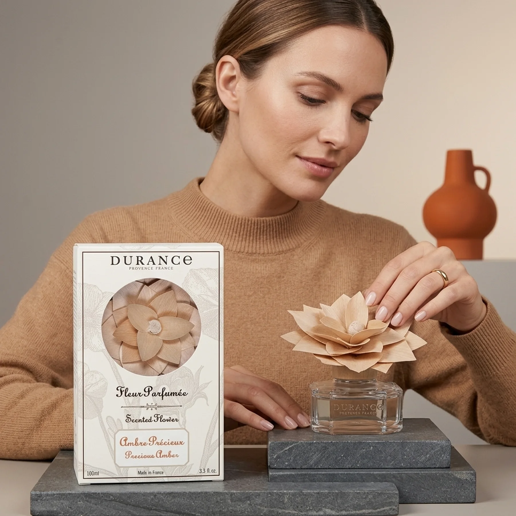 Набор ароматический Durance Fleur Parfumee 100 мл Дорогоцінна амбра