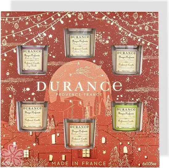 Ароматический набор Durance Coffret Bougies Decouverte Noël 6 шт * 30 мл