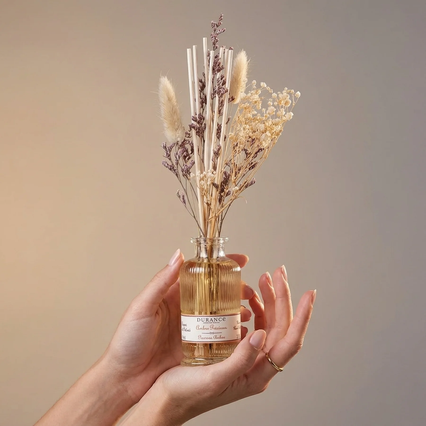 Ароматический набор Durance Diffuseur Fleurs Sechees 95 мл Дорогоцінний бурштин