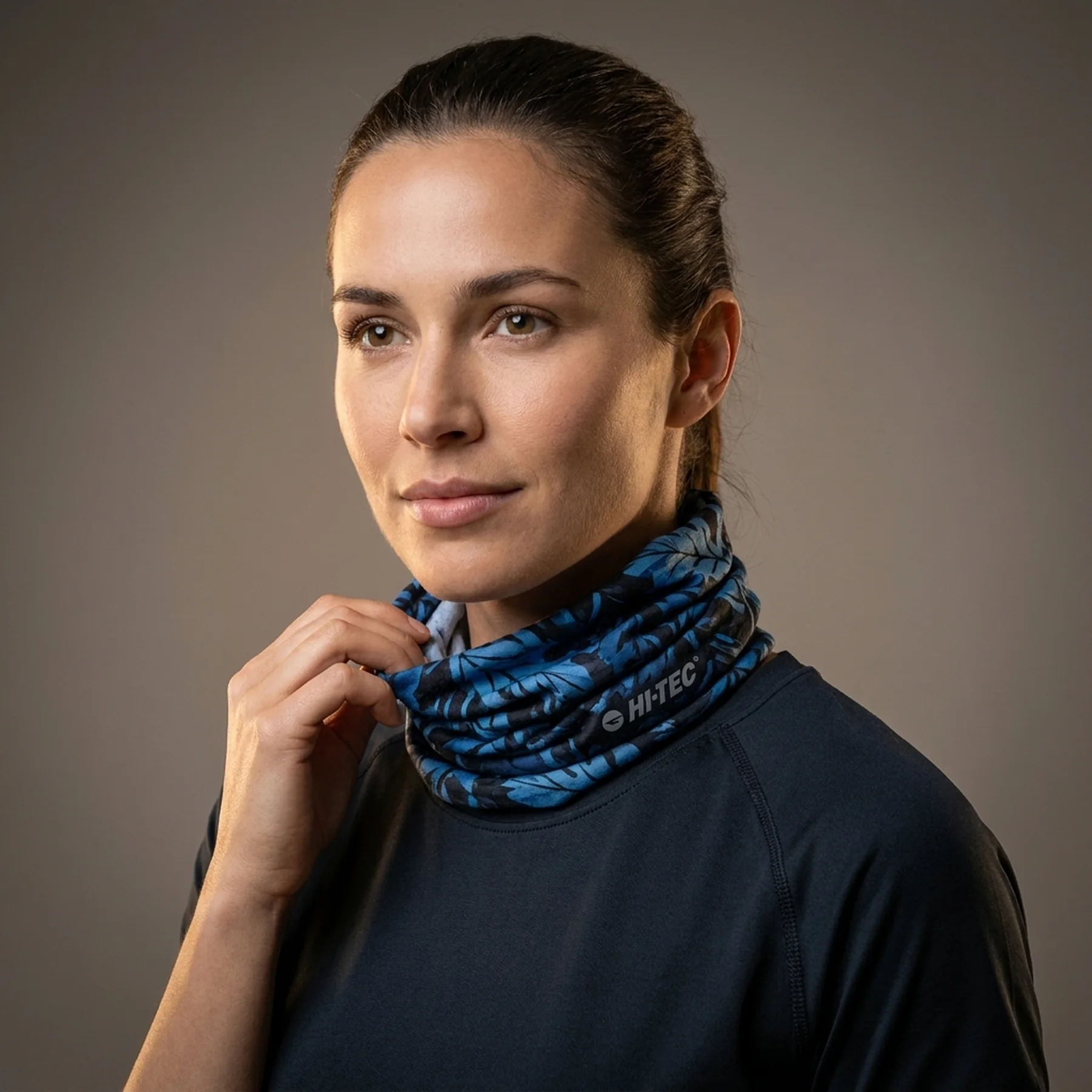 Баф TEMI-BROWN LEAVES Hi-Tec OS Синій