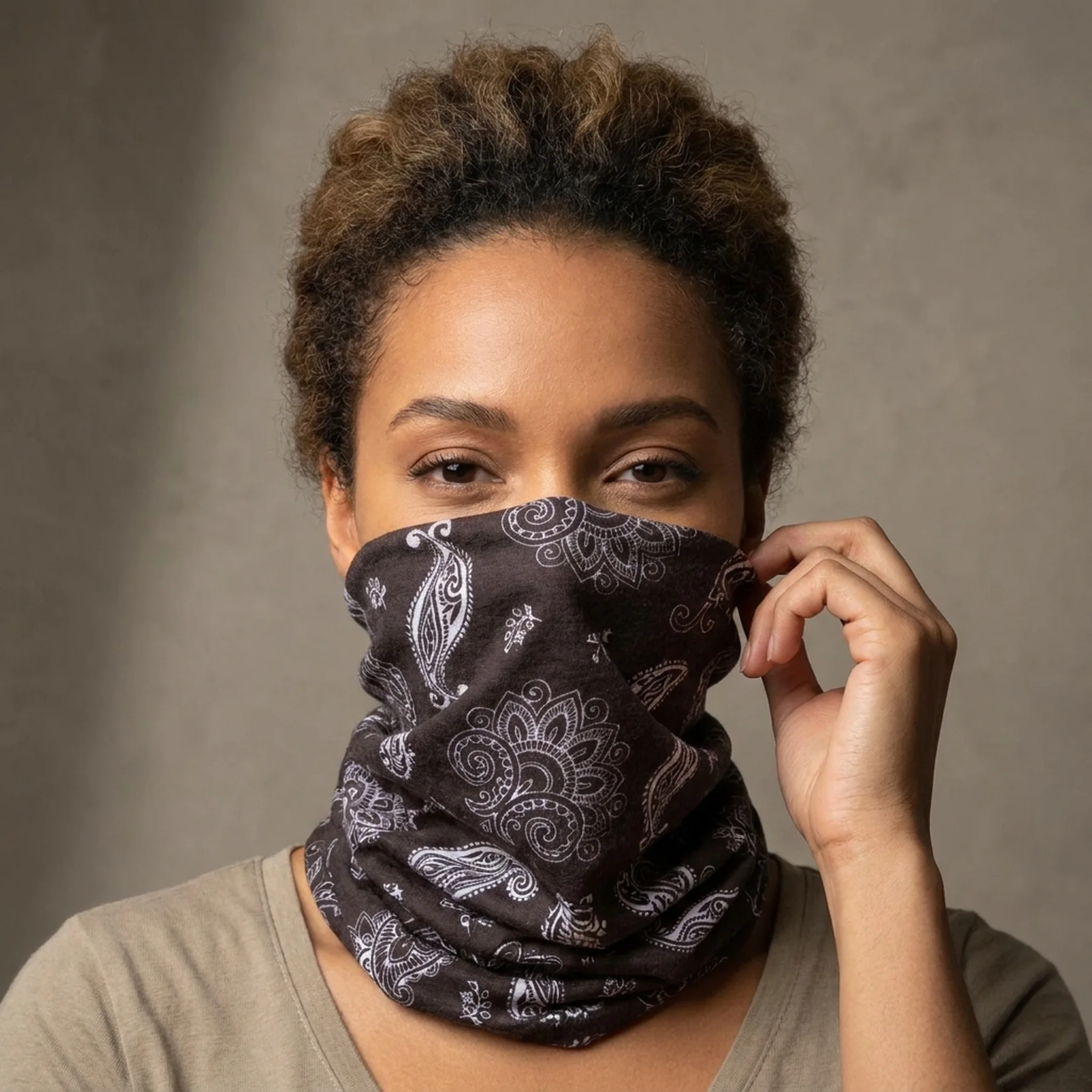 Бафф BUSBY - ADULT FACE COVERING UAHSSCTR0007-PAISLEY PRINT Trespass TU Коричневий