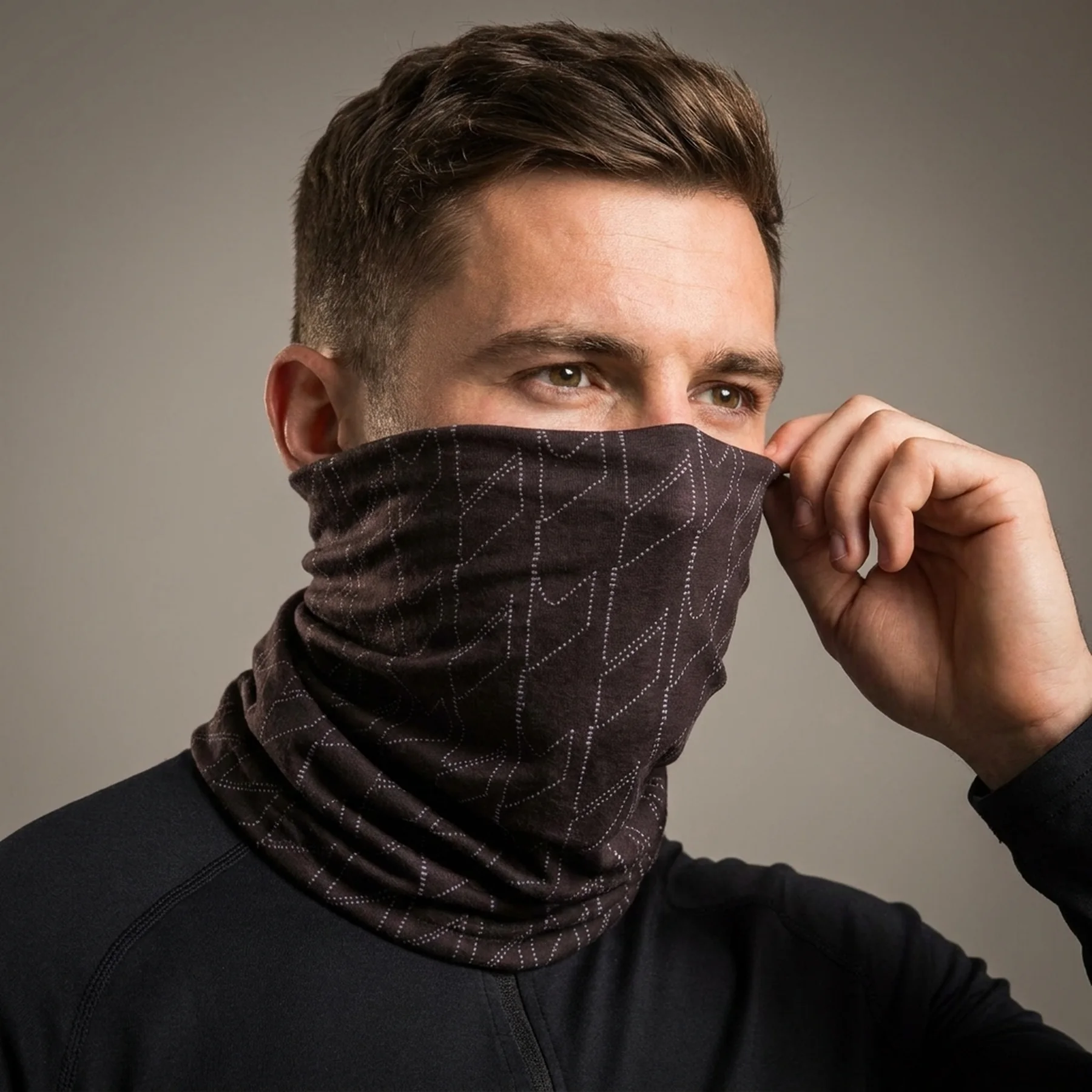 Бафф BUSBY - ADULT FACE COVERING UAHSSCTR0007-TRESPASS LOGO PRINT Trespass TU Коричневий
