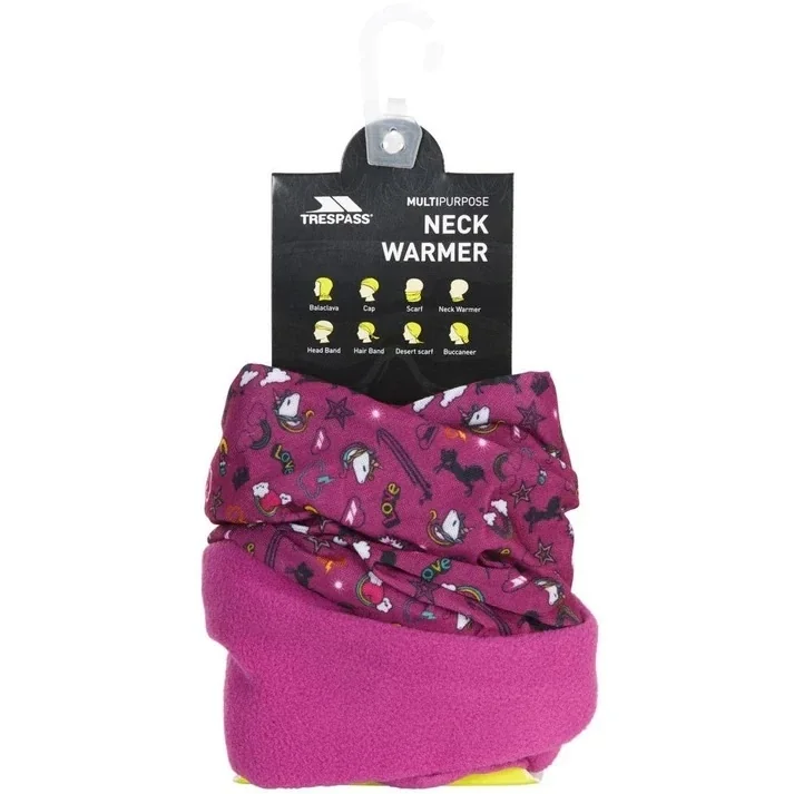 Бафф CALLAGHAN - KIDS NECKWARMER UCHSSCN20001-UNICORN PRINT Trespass TU Розовий
