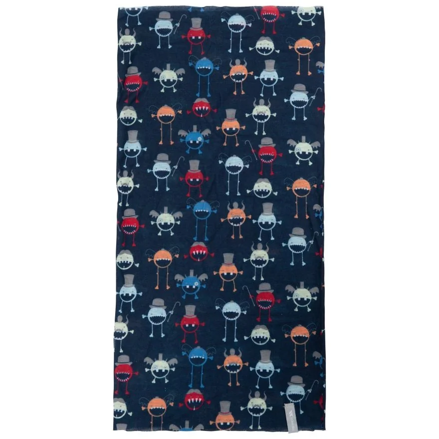 Бафф MONSTERBALL - KIDS FACE COVERING UCHSSCTR0001-NAVY MONSTER PRINT Trespass TU Темно-синій