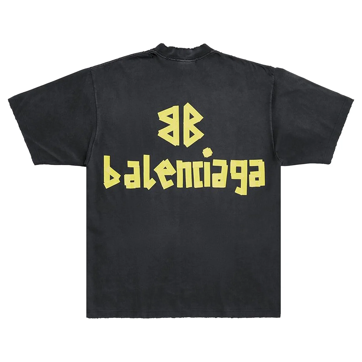 Balenciaga Tape Type Medium Fit T-Shirt 'Black'