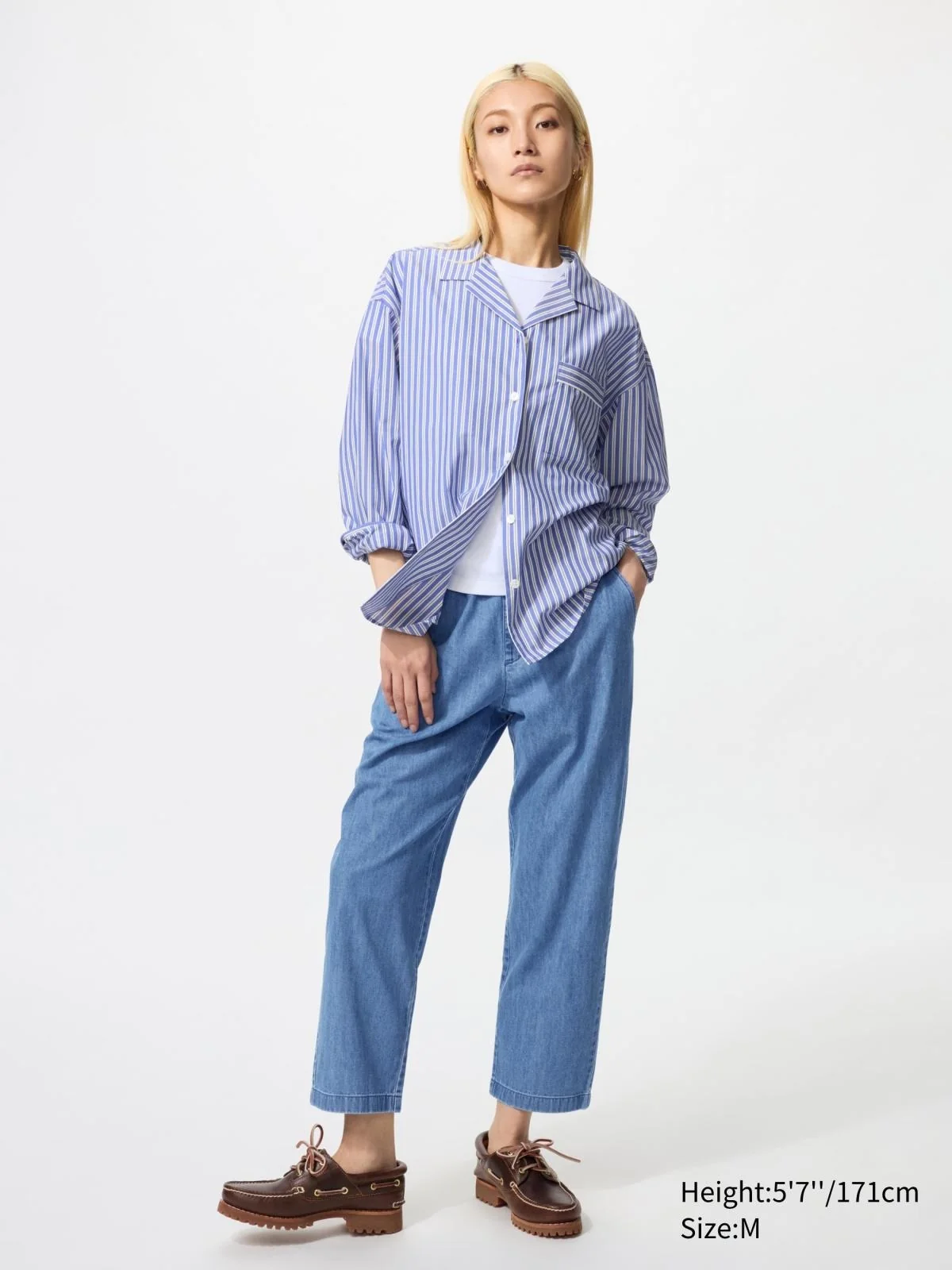 Бавовняні укорочені штани UNIQLO 1159847236