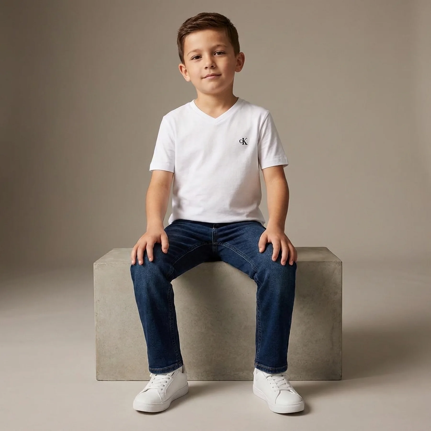 Базова дитяча футболка Calvin Klein з логотипом 1159852016