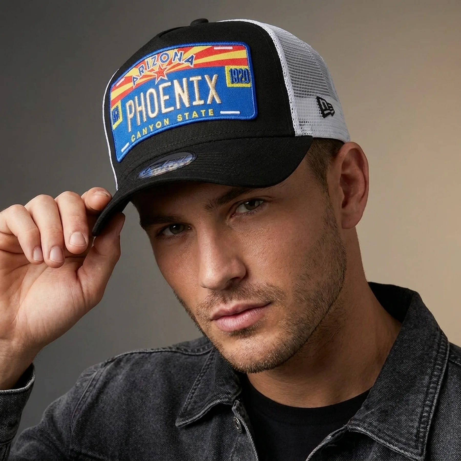 Бейсболка LICENSE PLATE TRUCKER NEWERA 60222517N0H-BLK New Era o/s (Б/р) Чорний