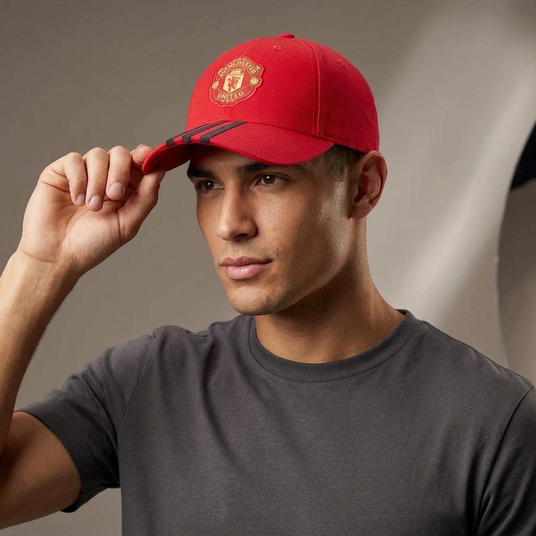 Бейсболка MUFC BB CAP JM3052 Adidas OSFW Червоний