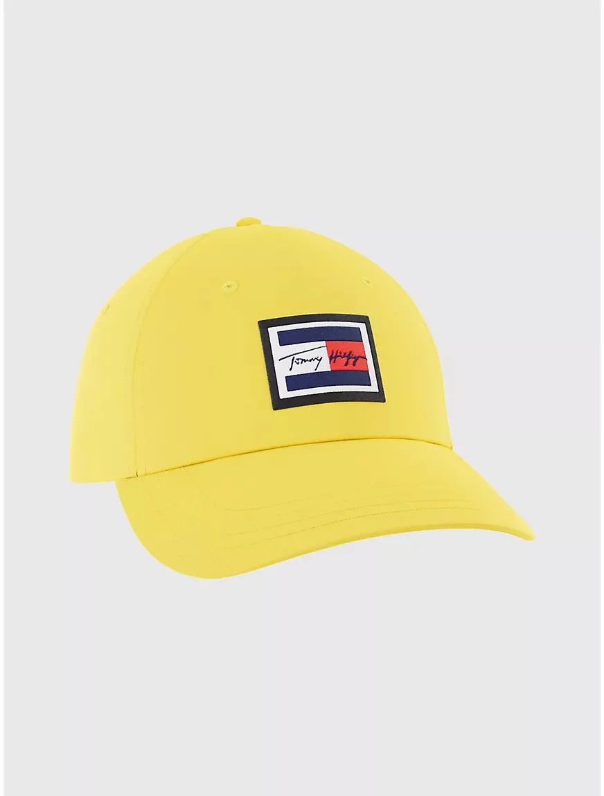 Бейсболка Tommy Hilfiger кепка з вишитим логотипом 1159793495 (Жовтий, One size)