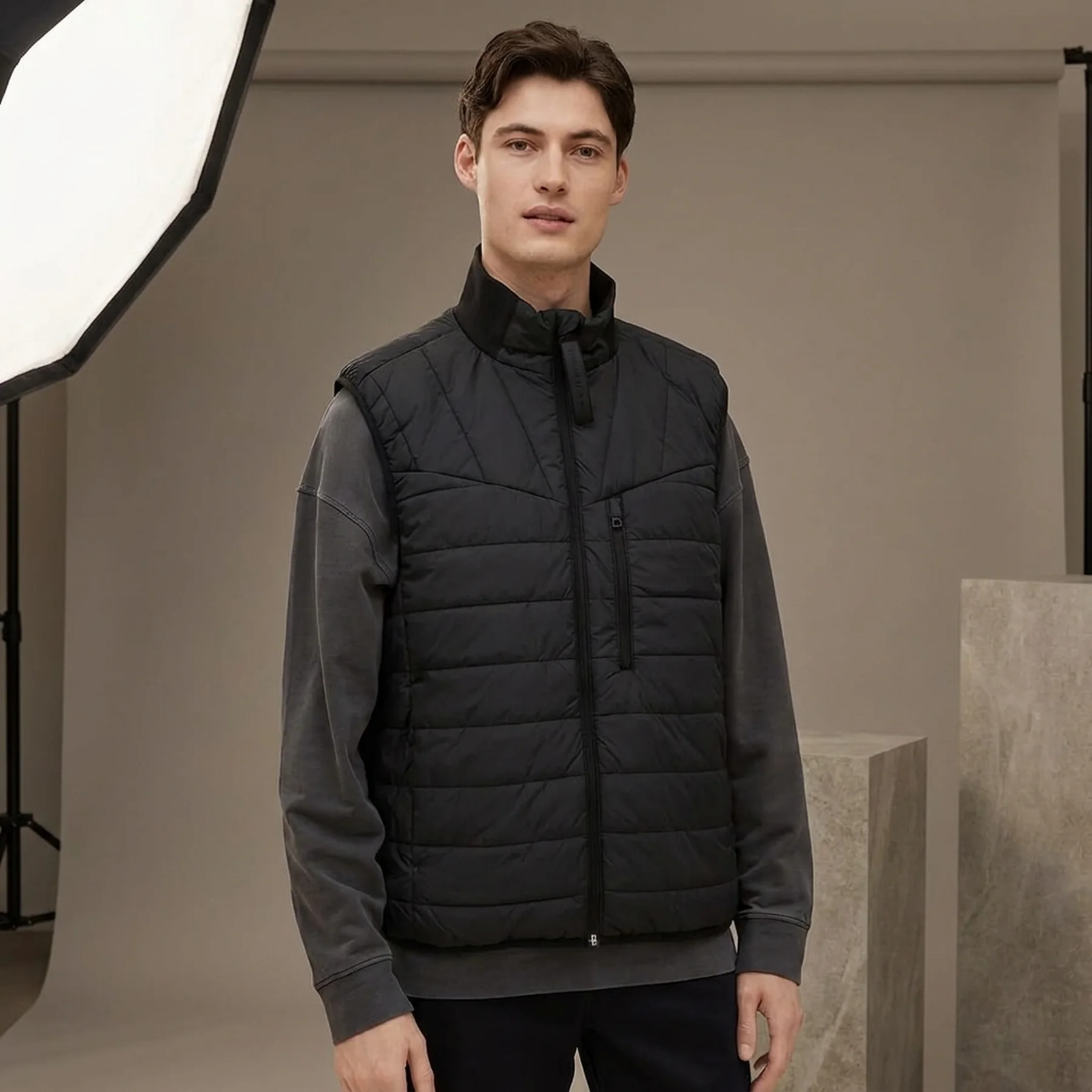 Безрукавка Denim Herren Weste 1038924-29999 Tom Tailor XXL Чорний