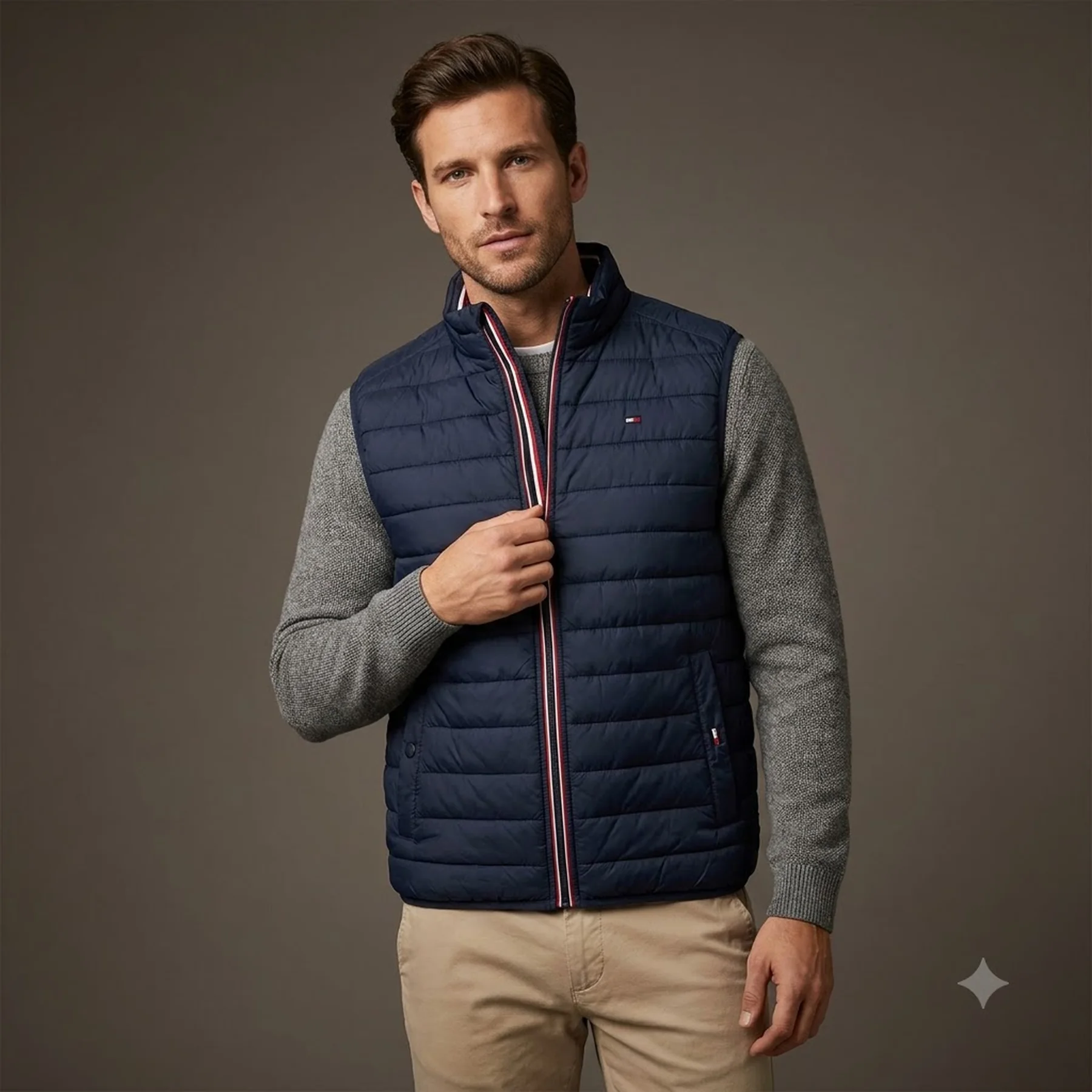 Безрукавка Leichte Weste 1041310-10668 Tom Tailor XXL Темно-синій