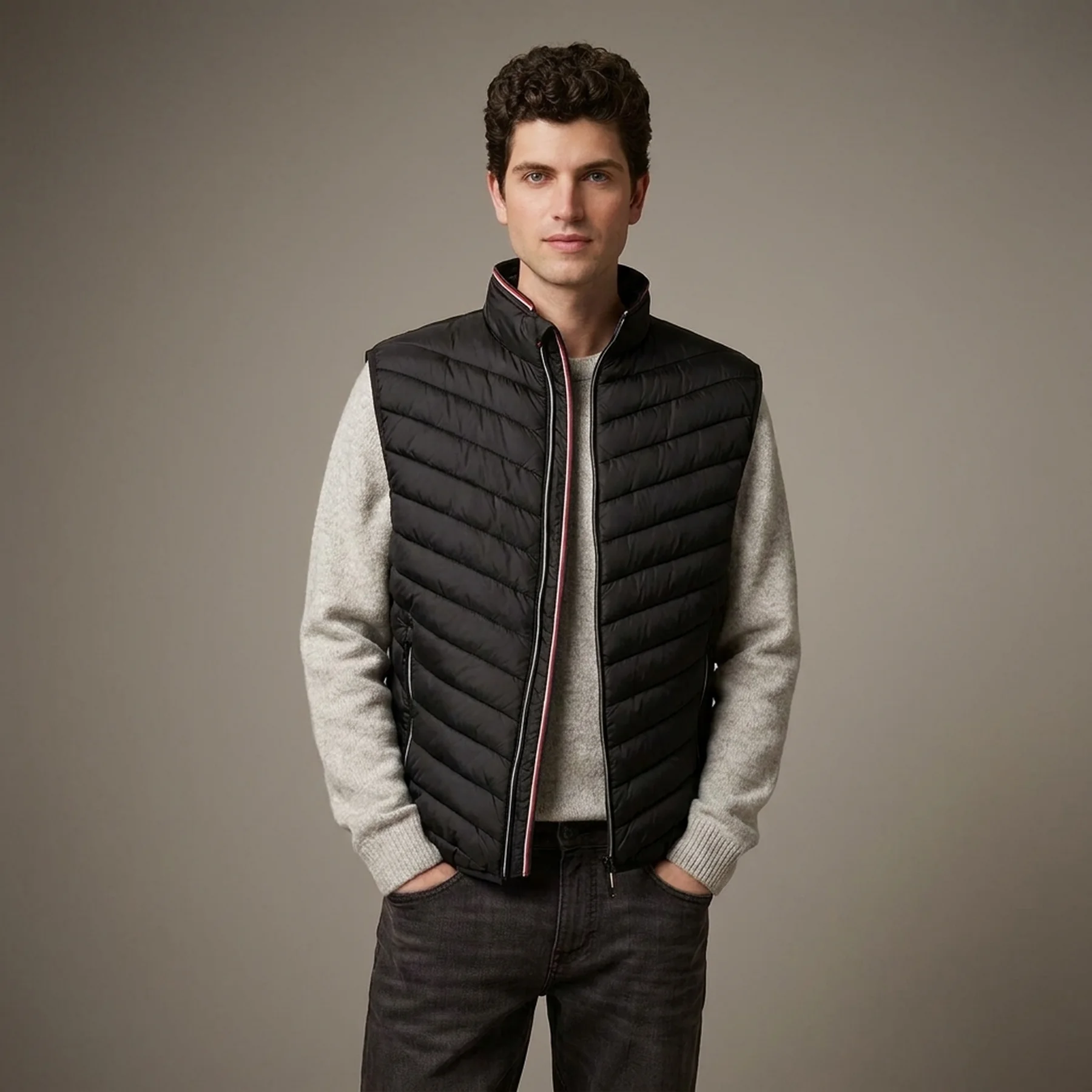 Безрукавка Leichte Weste 1041310-29999 Tom Tailor XXL Чорний