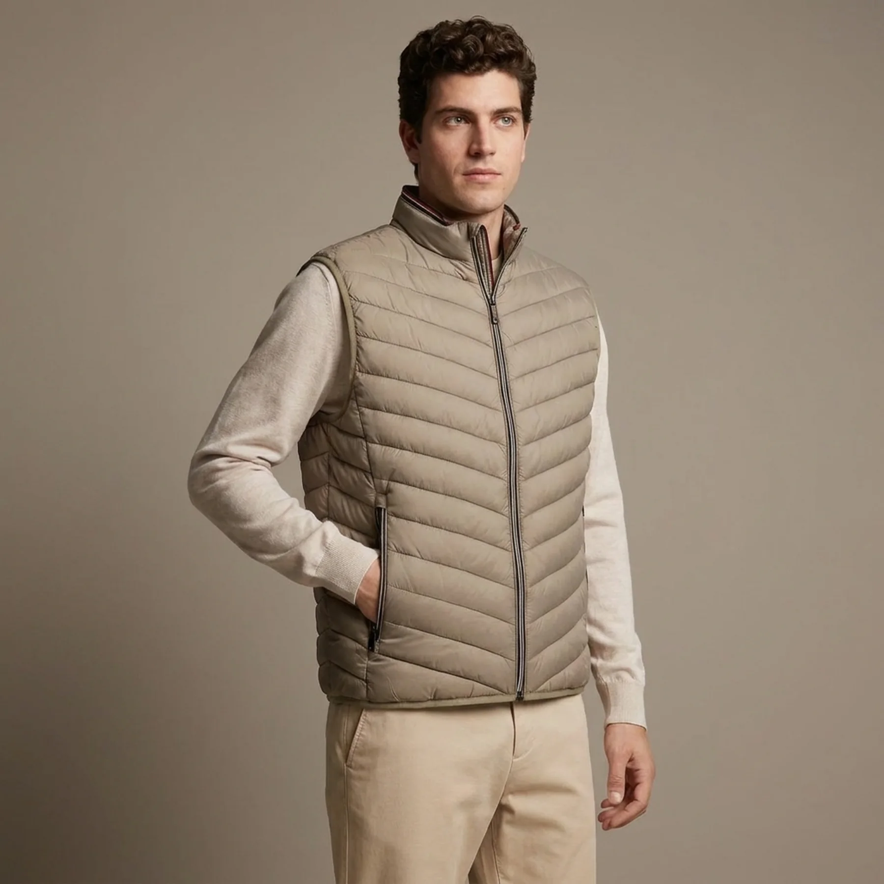 Безрукавка Leichte Weste 1041310-32097 Tom Tailor XXL Коричневий