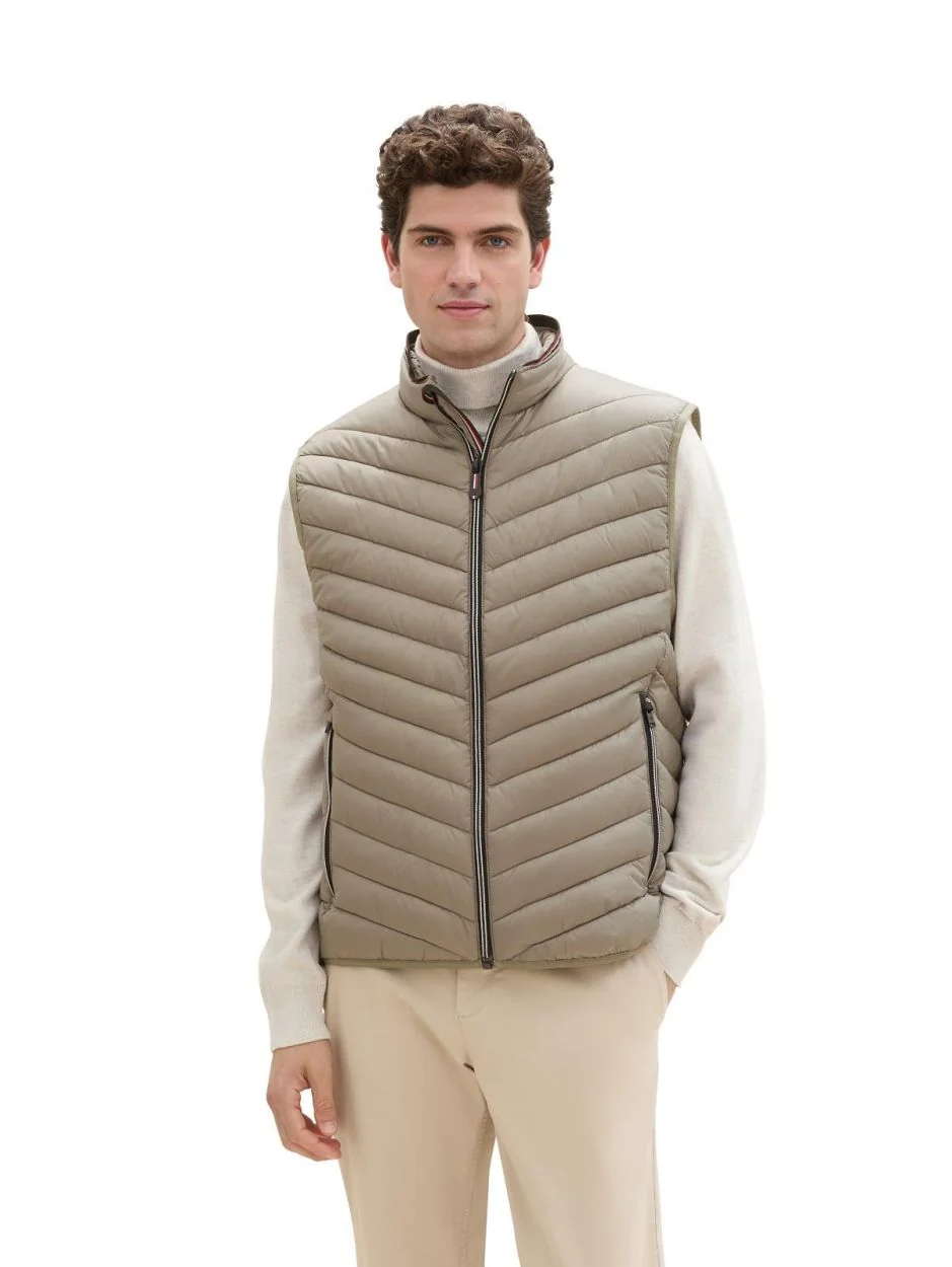 Безрукавка Leichte Weste 1041310-32097 Tom Tailor XXL Коричневий