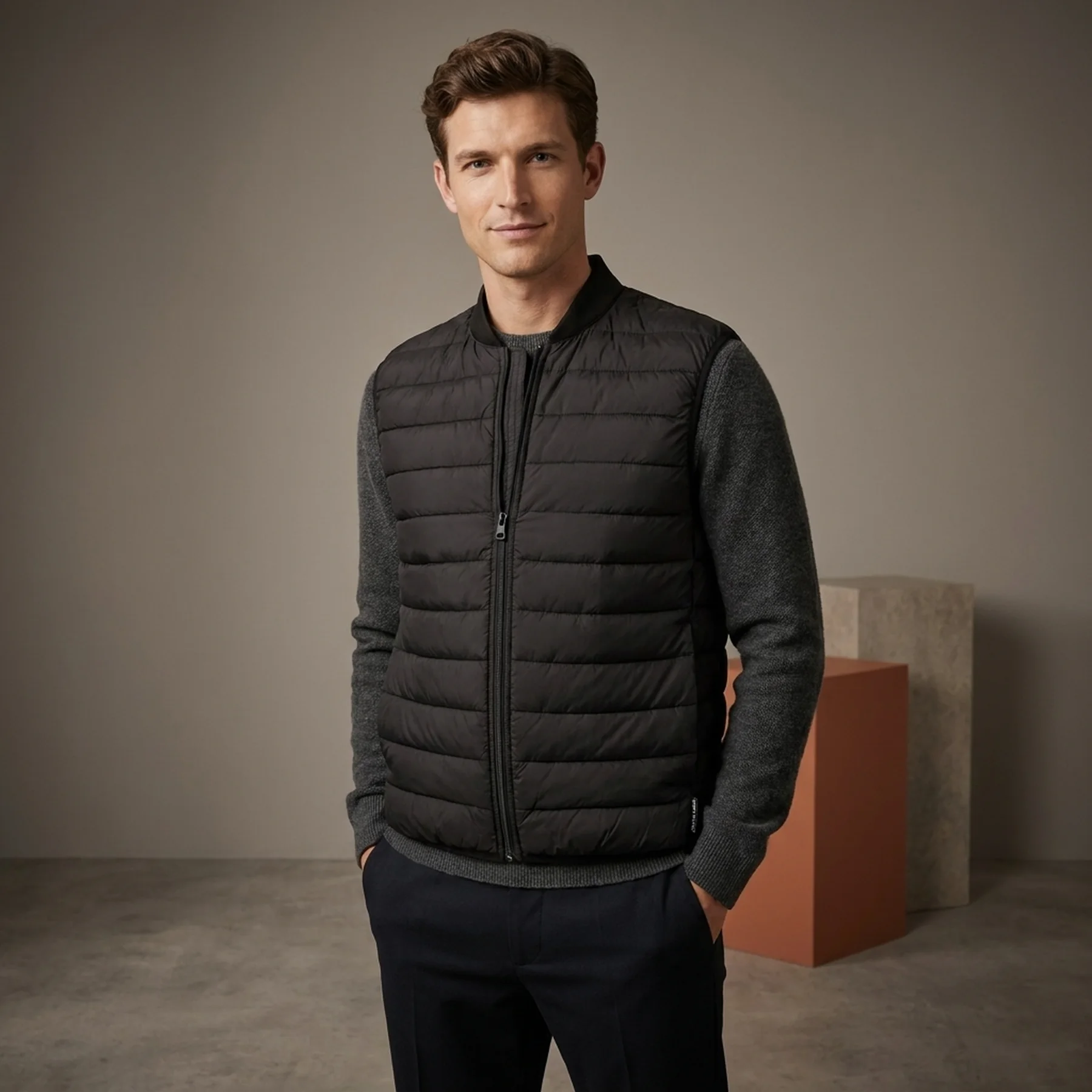Безрукавка LIGHT WEIGHT VEST 1042139-29999 Tom Tailor XXL Чорний