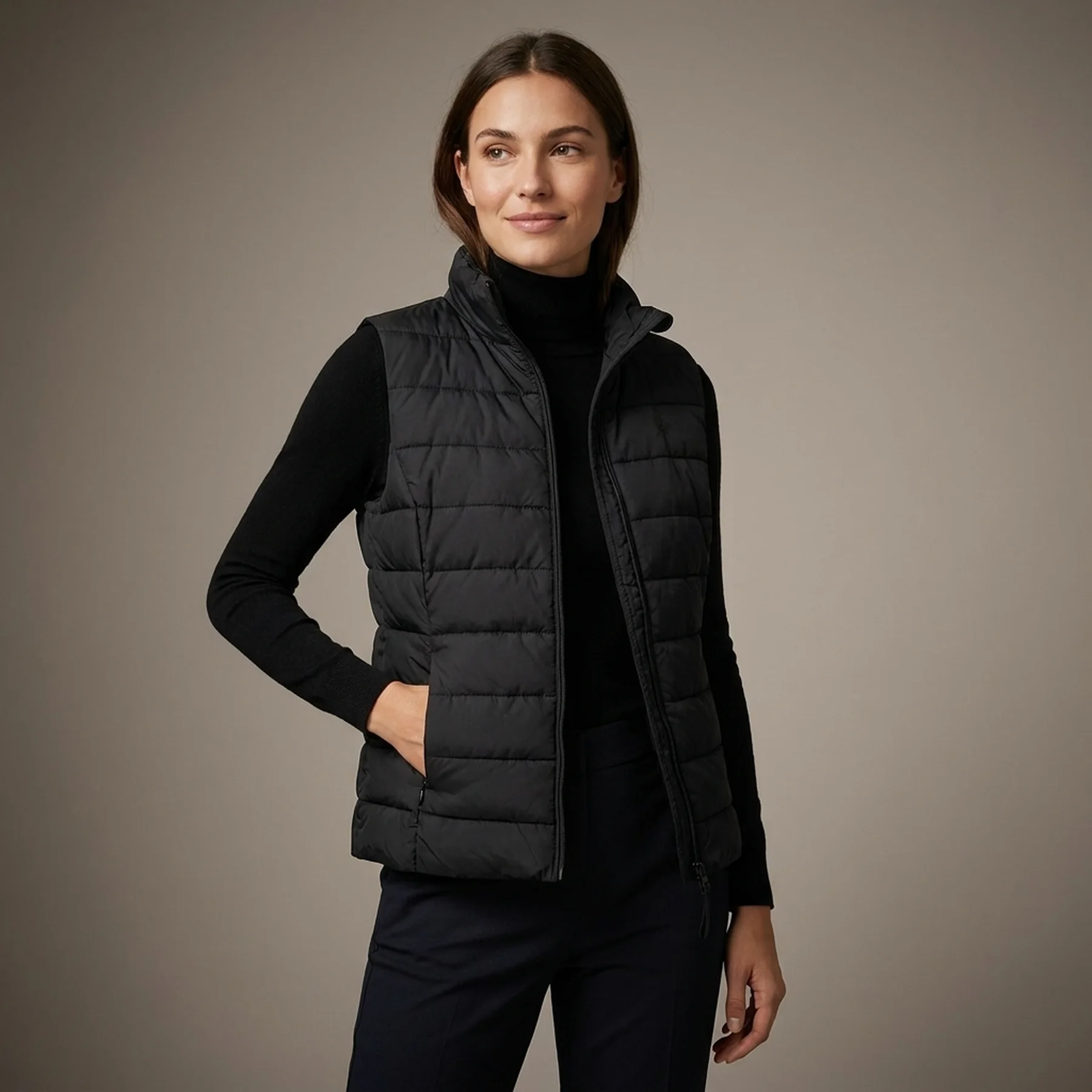 Безрукавка Lightweight Weste 1039268-14482 Tom Tailor L Чорний