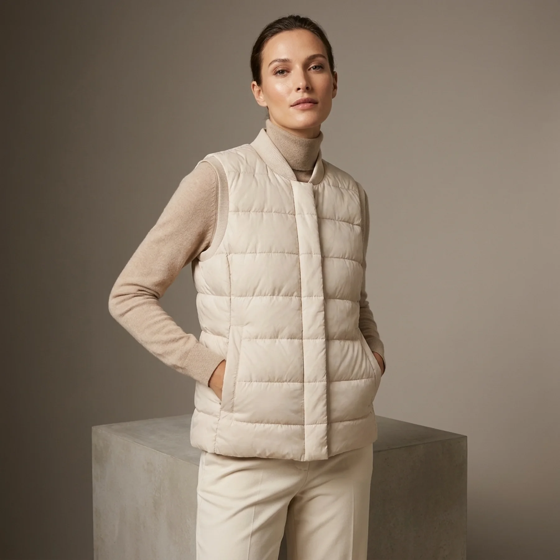 Безрукавка Lightweight Weste 1039268-27609 Tom Tailor L Білий