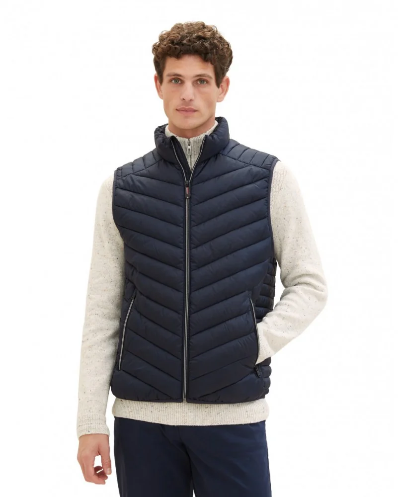 Безрукавка MEN'S LIGHTWEIGHT VEST 1038902-10668 Tom Tailor XXL Темно-синій