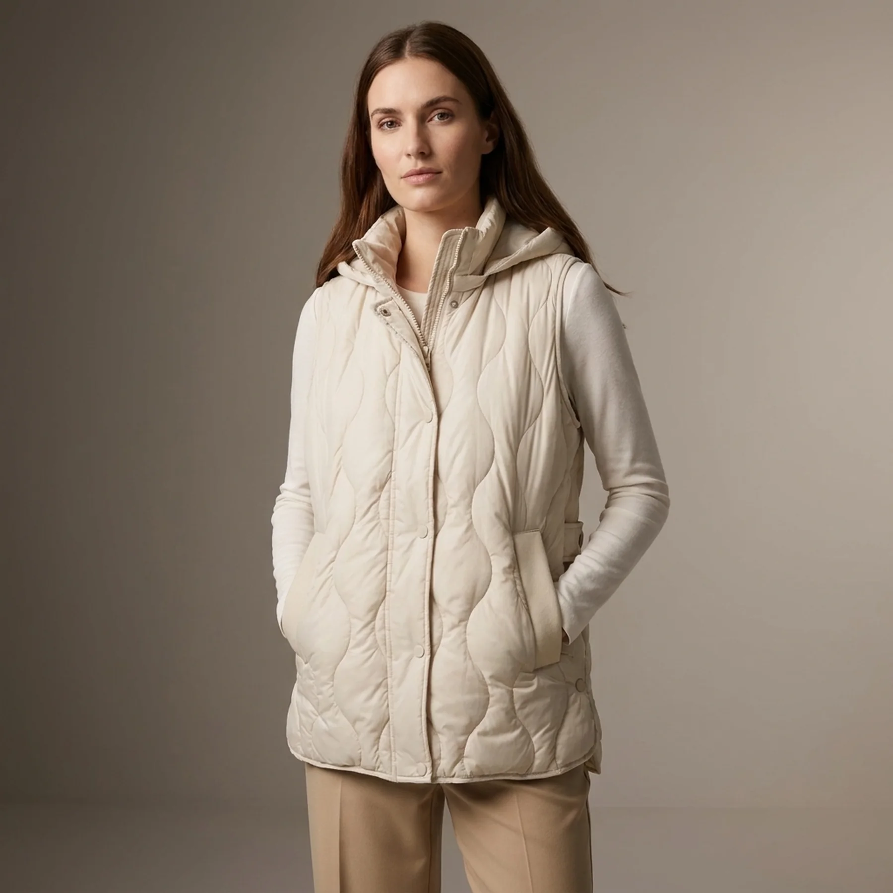 Безрукавка Women's Vest 1044397-29517 Tom Tailor XXXL Кремовий