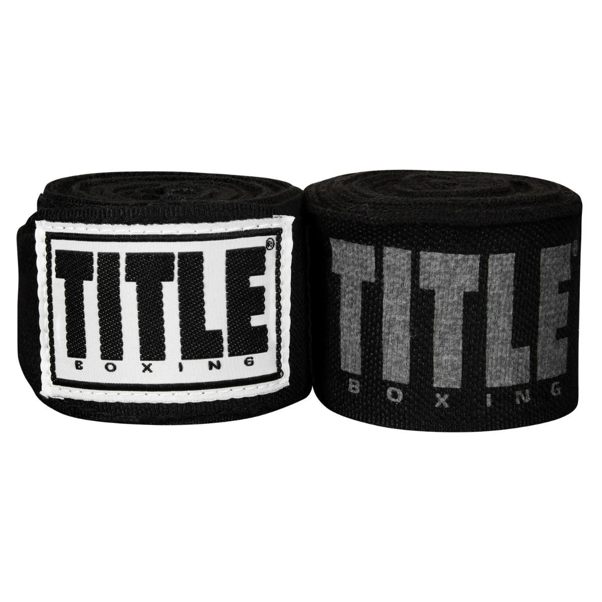 Бинти для боксу TITLE Boxing Power-Flex Elite 180" Black (4.5м.)