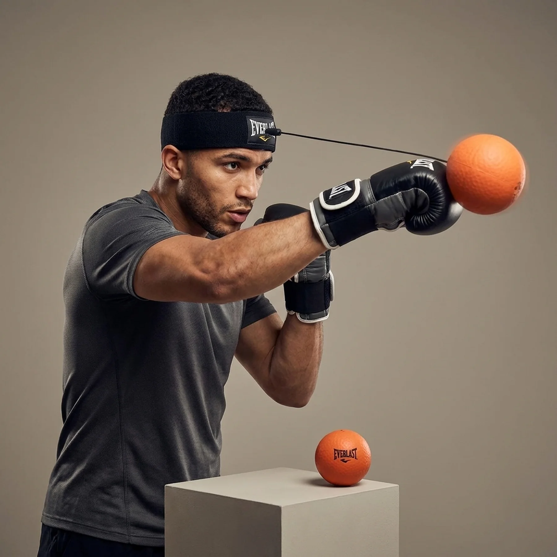 Тренажер для боксу Everlast POWERLOCK REFLEX BALL