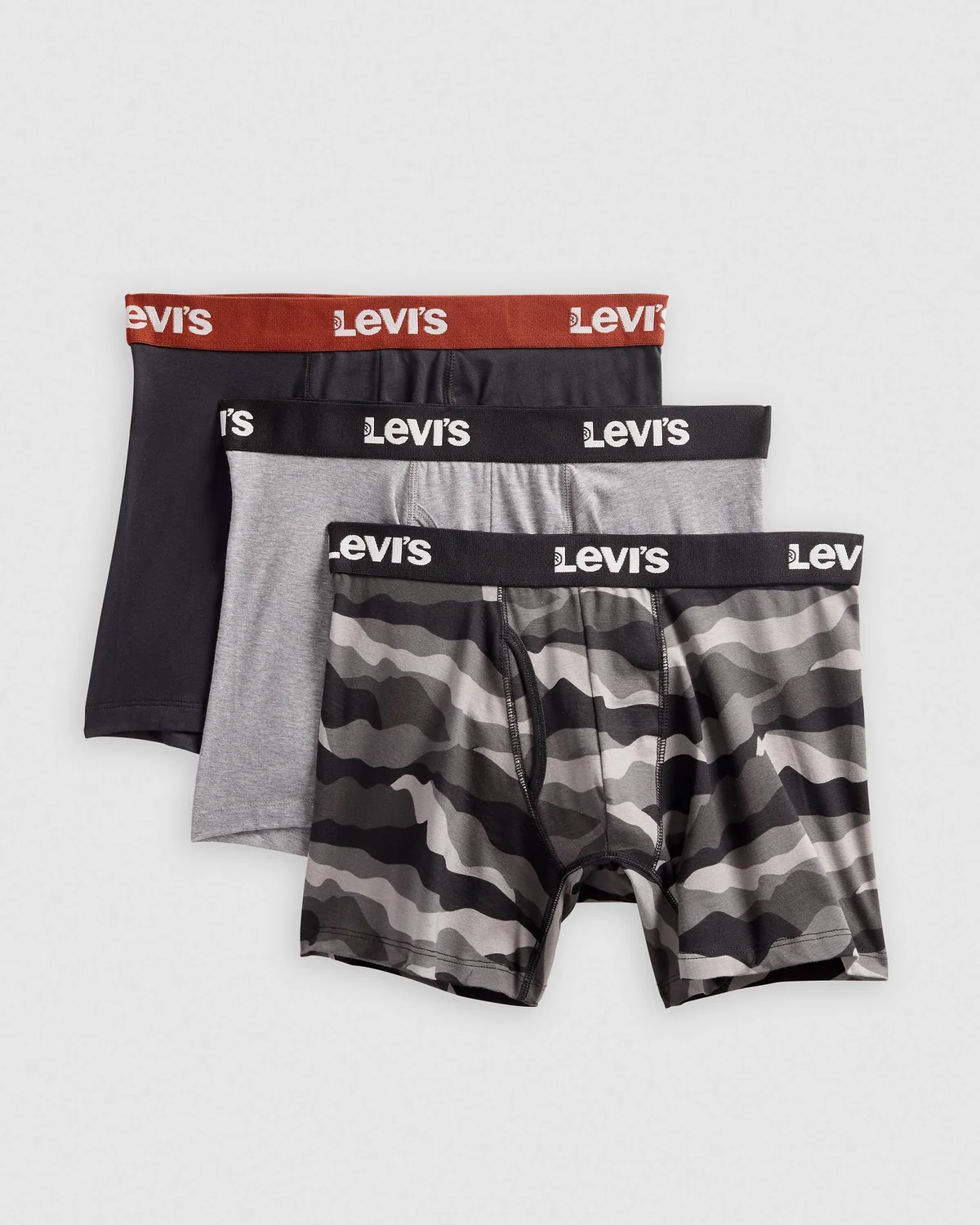 Боксери Levis Boxers Camo Grey