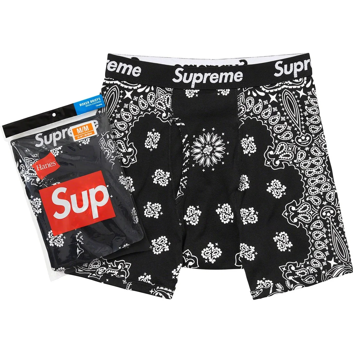 Боксери SUPREME®/HANES® Bandana Boxer Briefs (2 Pack)