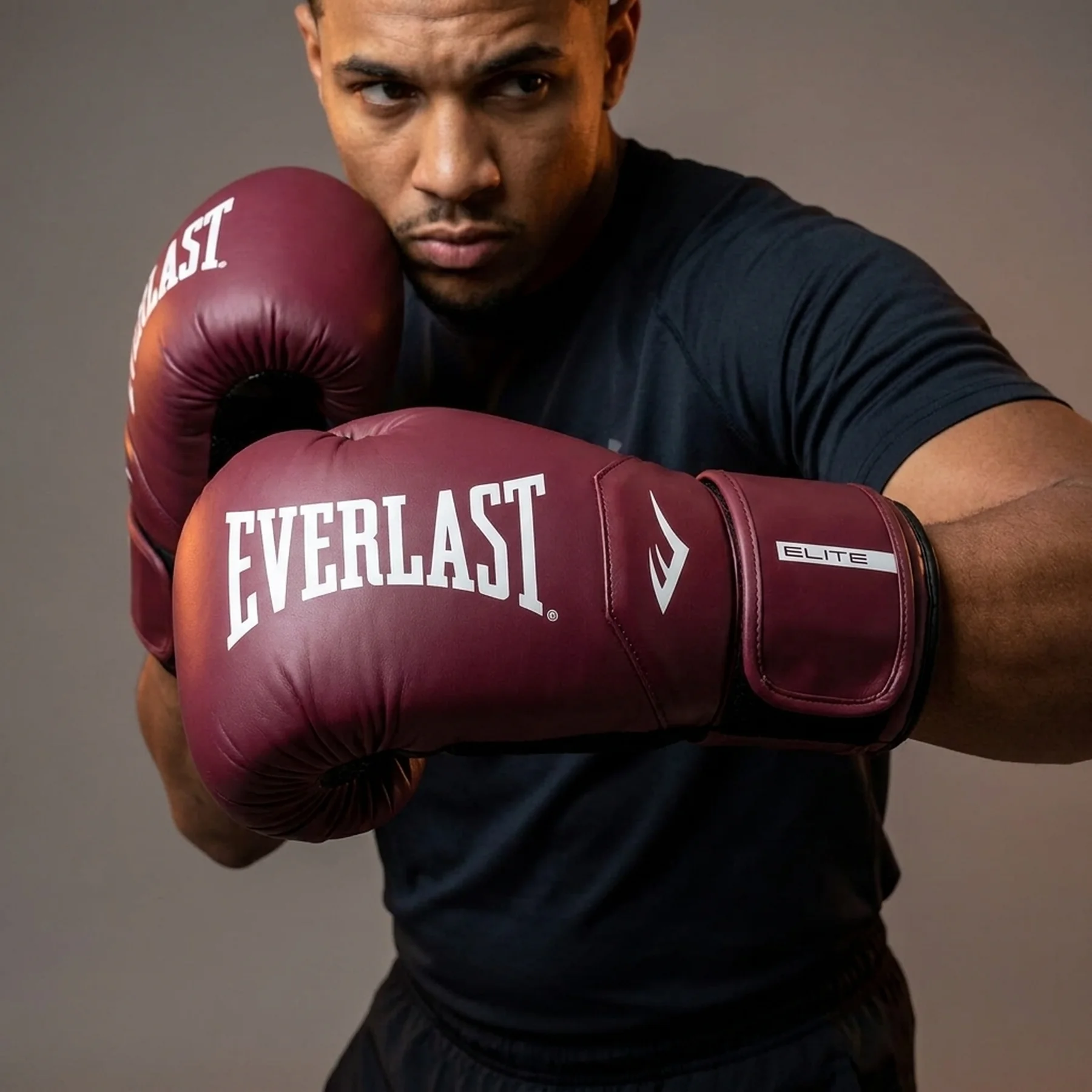 Боксерські рукавиці Everlast ELITE 2 BOXING GLOVES бордовий 12 унцій (P00003301)