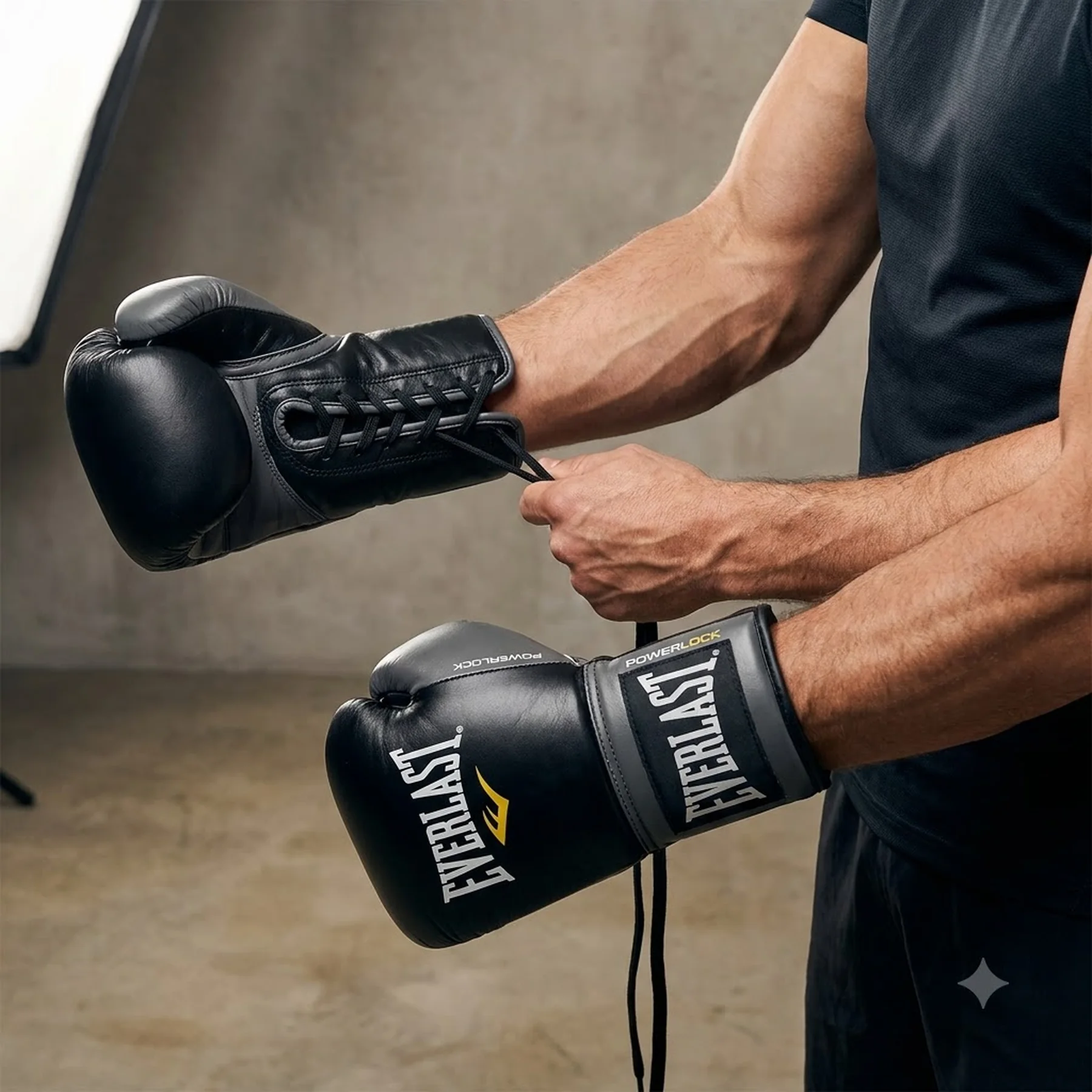 Боксерські рукавиці Everlast Powerlock 2 Pro Training Laced Glove (P00002365)