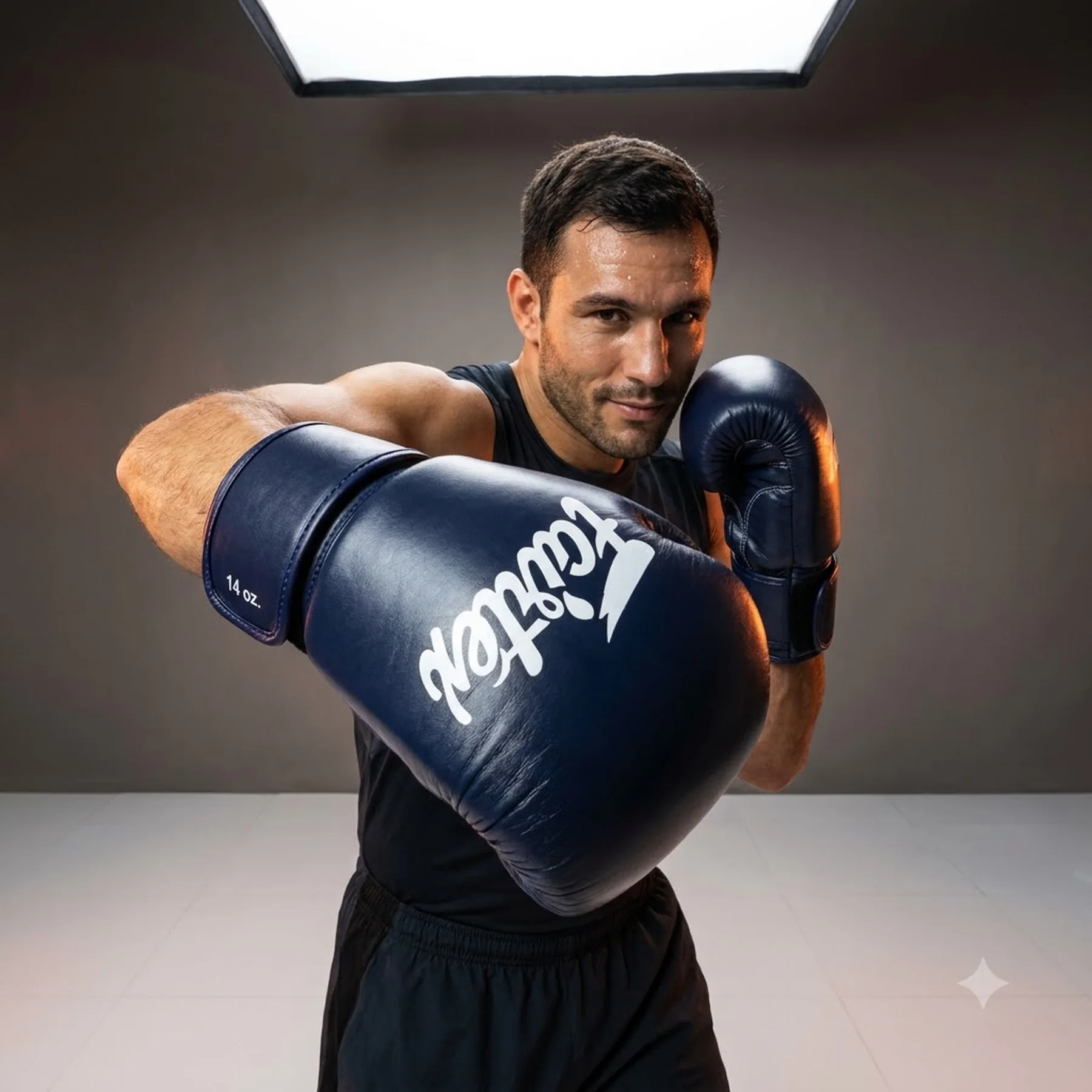 Боксерські рукавиці Fairtex BGV27 Blue 14 унцій (бинти в комплекті)