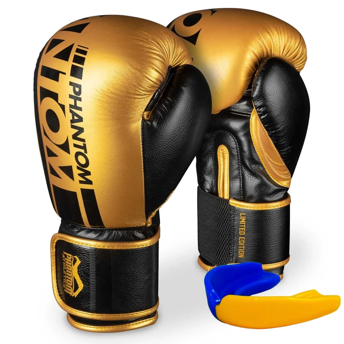 Боксерські рукавиці Phantom APEX Elastic Gold 16 унцій (капа в подарунок) — Аксесуари