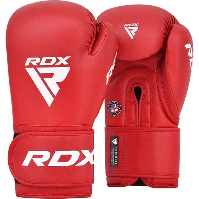 Боксерські рукавиці RDX  AS2 RED-12 унцій (капа в комплекті)