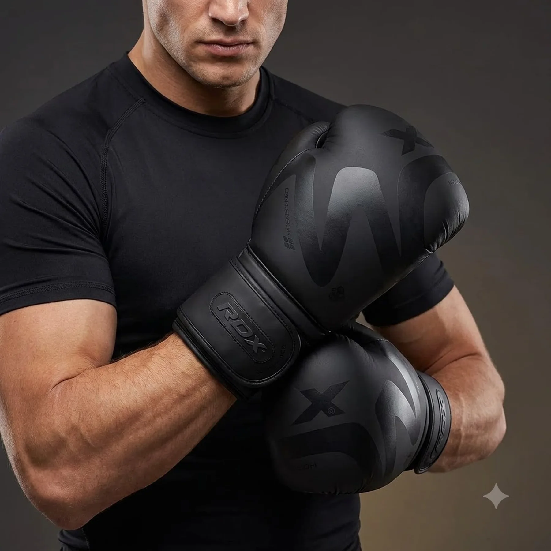 Боксерські рукавиці RDX BOXING GLOVES F15 чорний 10 унцій (BGR-F15MB)