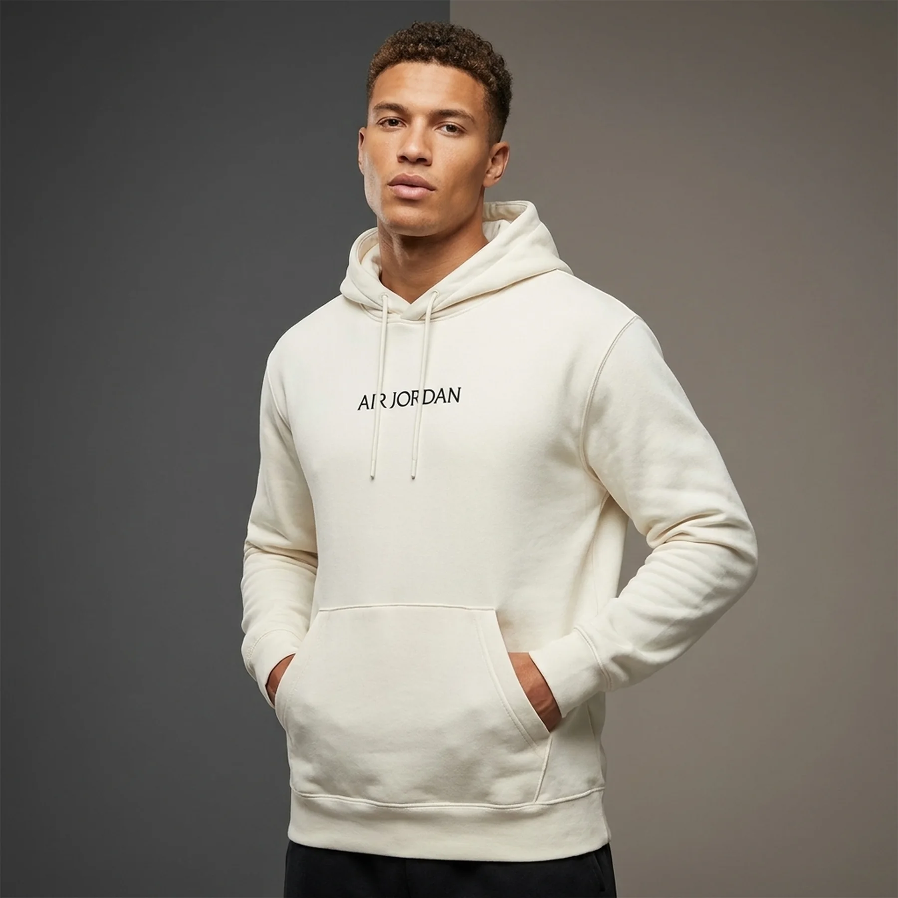 Бомбер чоловічий Jordan Air Wordmark Fleece Hoodie (FJ1966-133)