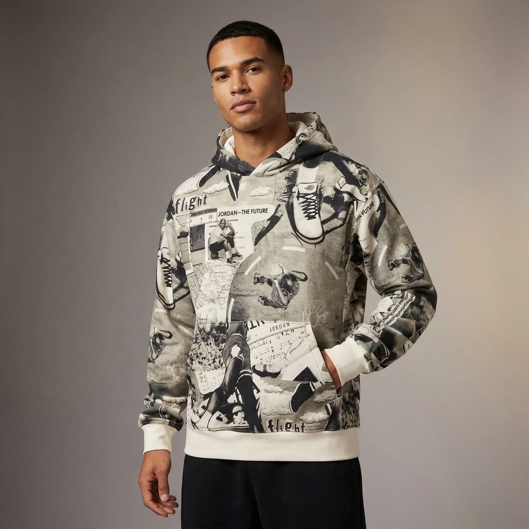Бомбер чоловічий Jordan Brooklyn All Over Print (FV7297-010)
