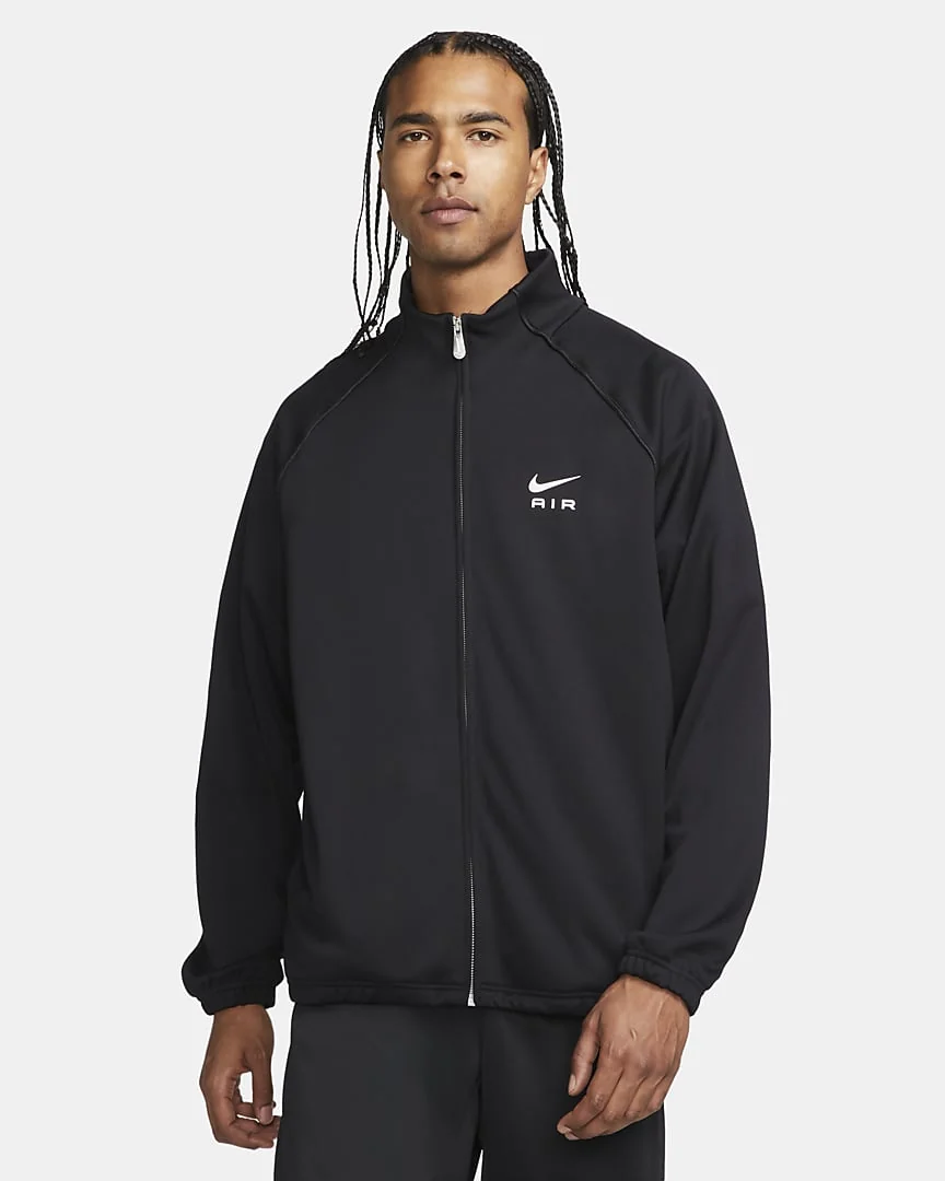 Бомбер чоловічий Nike Air Men's Poly-Knit Jacket (DQ4221-010) — Одяг