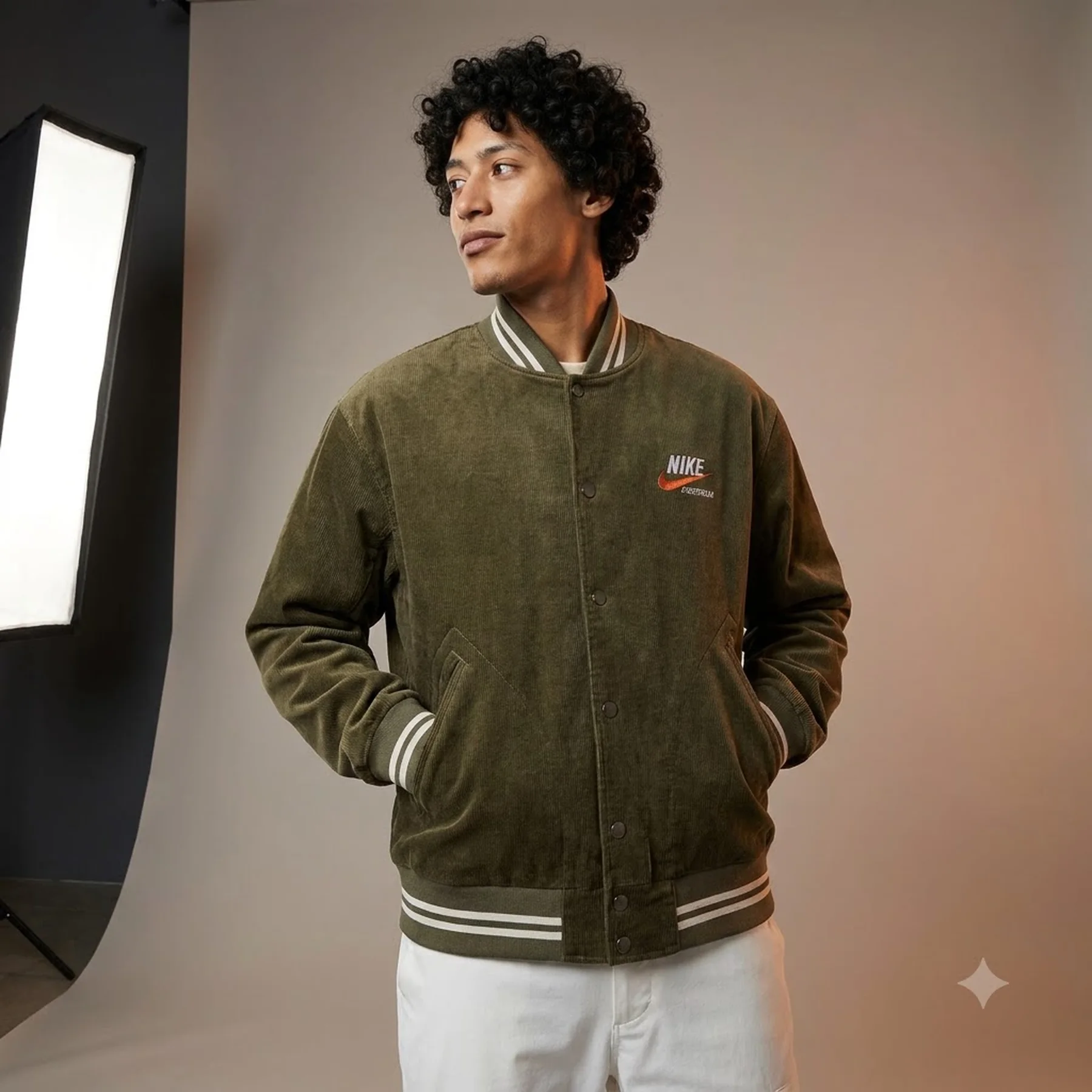 Бомбер чоловічий Nike Bomber Varsity Sportswear Trend (DV9997-325)