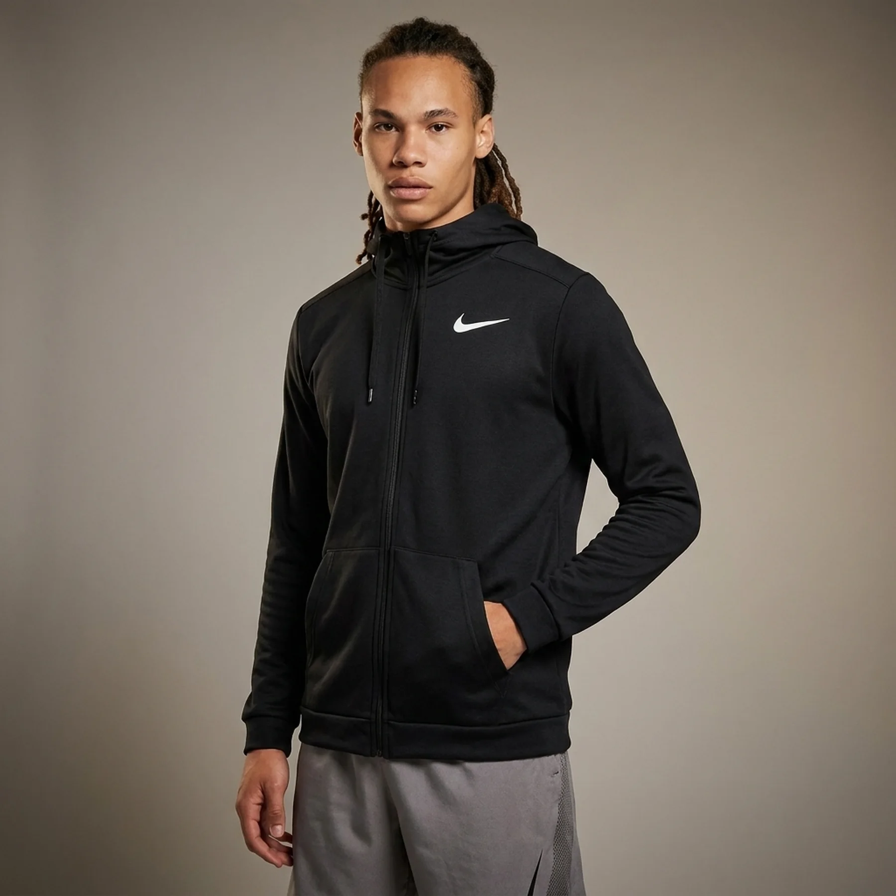 Бомбер чоловічий Nike M Dry Hoodie Fz Fleece (CJ4317-010)