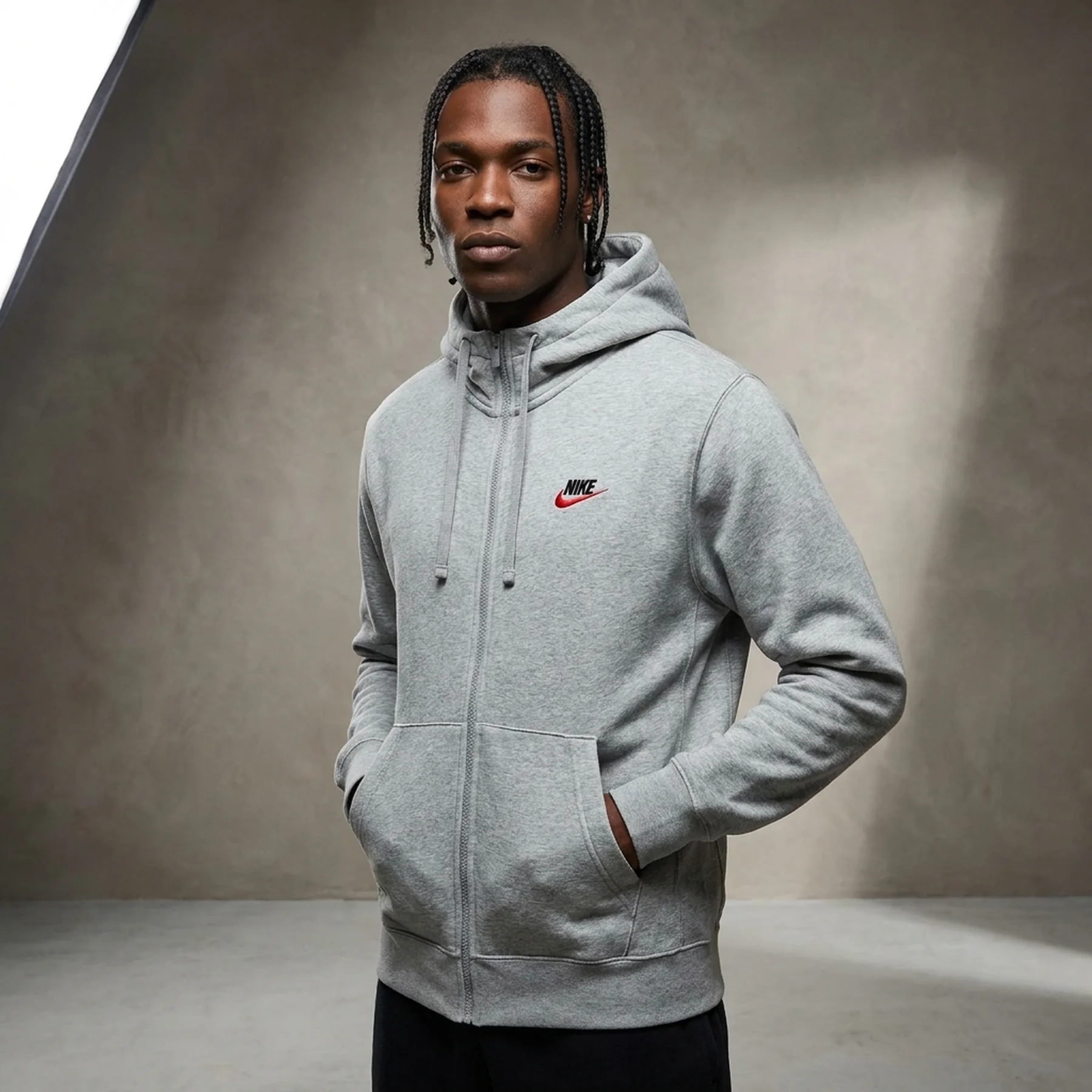 Кофта чоловіча Nike Sportswear Club Hoodie (DQ8384-011)
