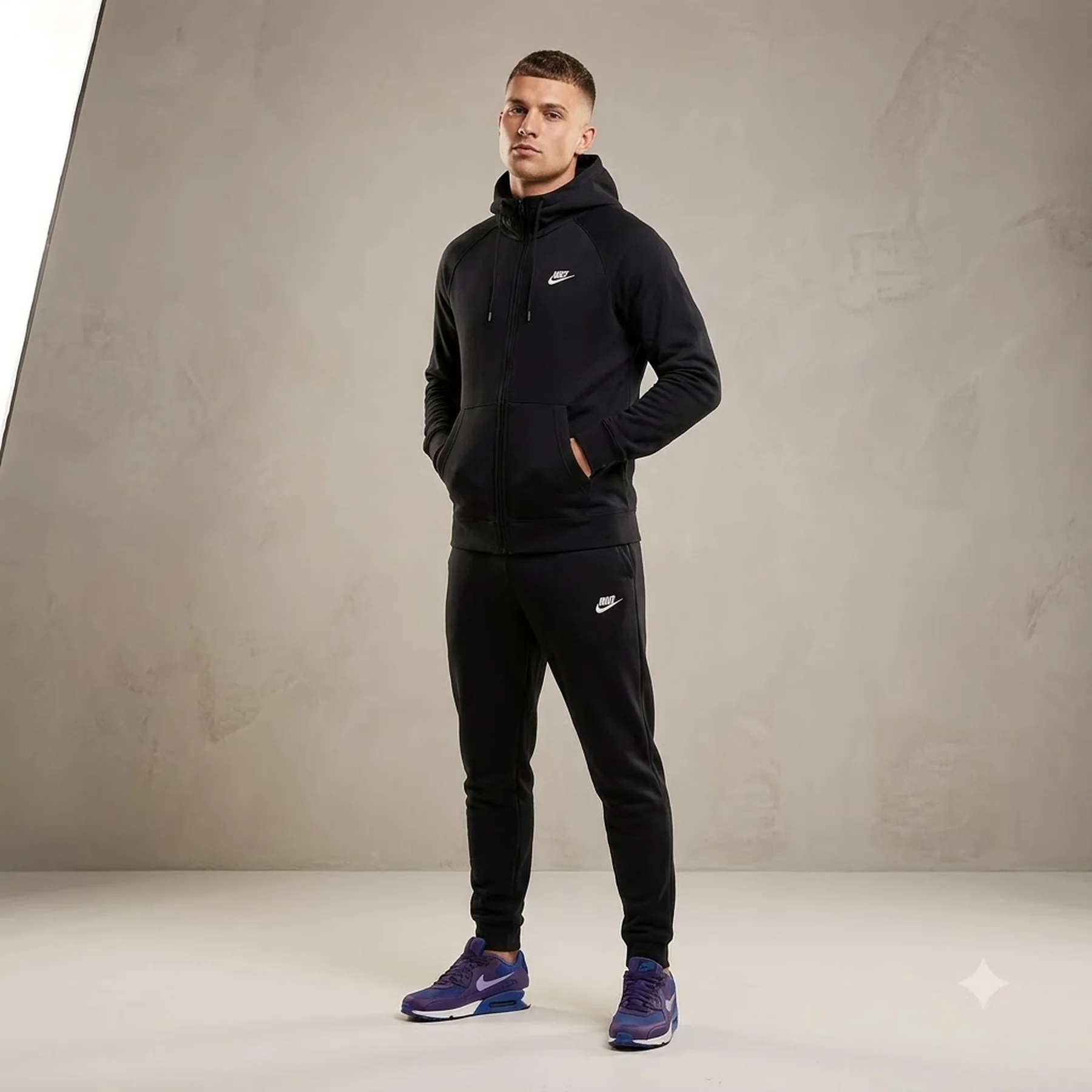 Спортивний костюм чоловічий Nike M Nsw Club Black (BV2648-010__BV2679-010)