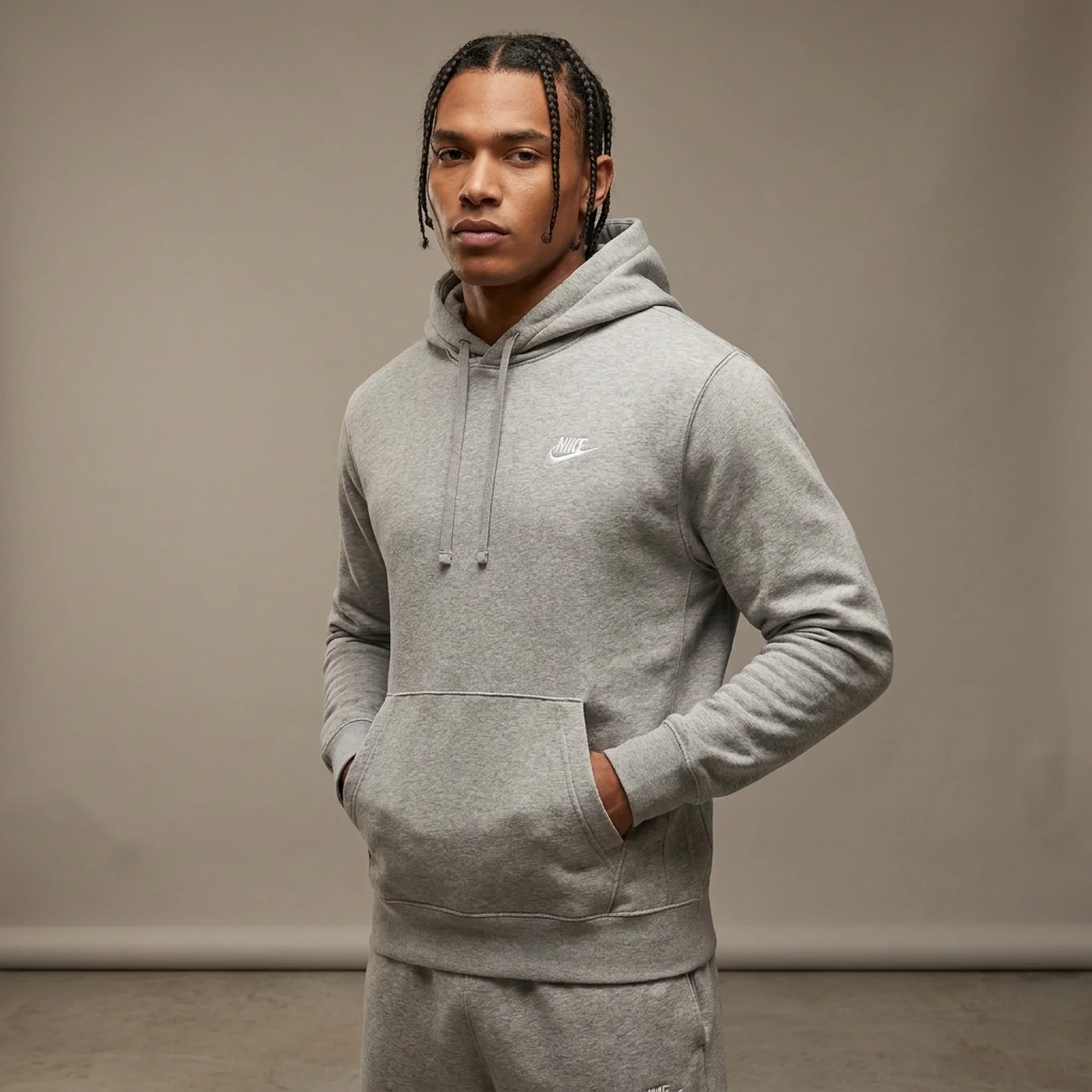 Бомбер чоловічий Nike M Nsw Club Hoodie Po Bb (BV2654-063)