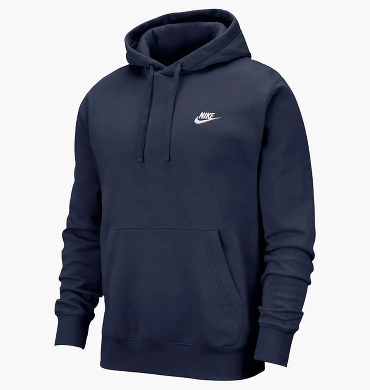 Бомбер чоловічий Nike M Nsw Club Hoodie Po Bb (BV2654-410) — Одяг