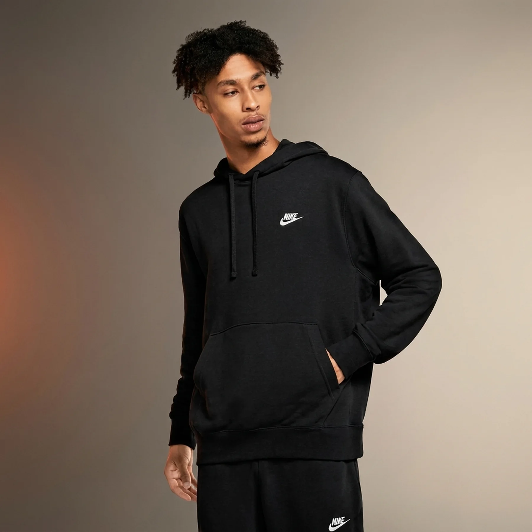 Бомбер чоловічий Nike M Nsw Club Hoodie Po Ft (CZ7857-010)