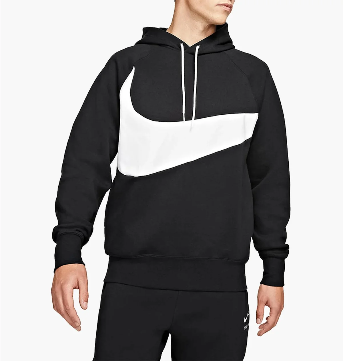 Бомбер чоловічий Nike M Nsw Swoosh Tch Flc Po Hd (DD8222-010)
